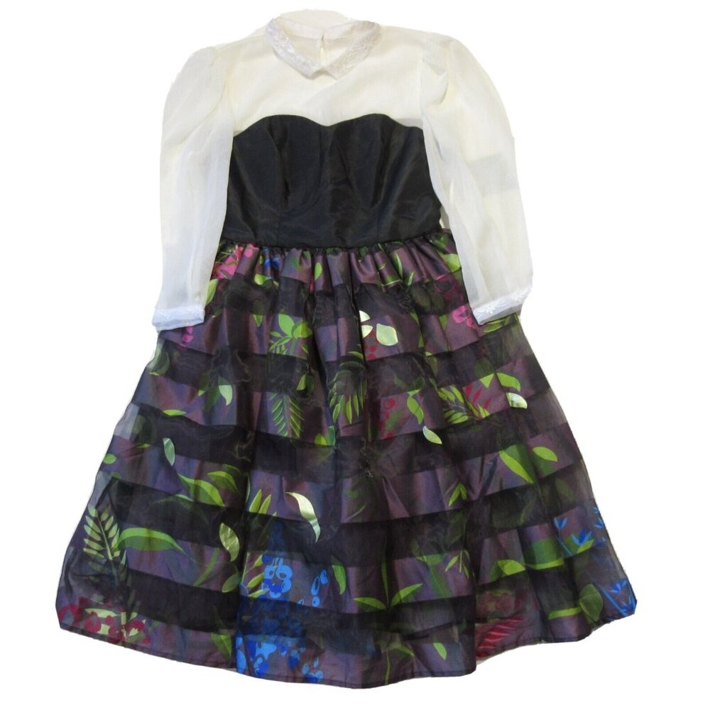 NWT Disney Store Sleeping Beauty Briar Rose Costume Bounding Dress M - Picture 2 of 5